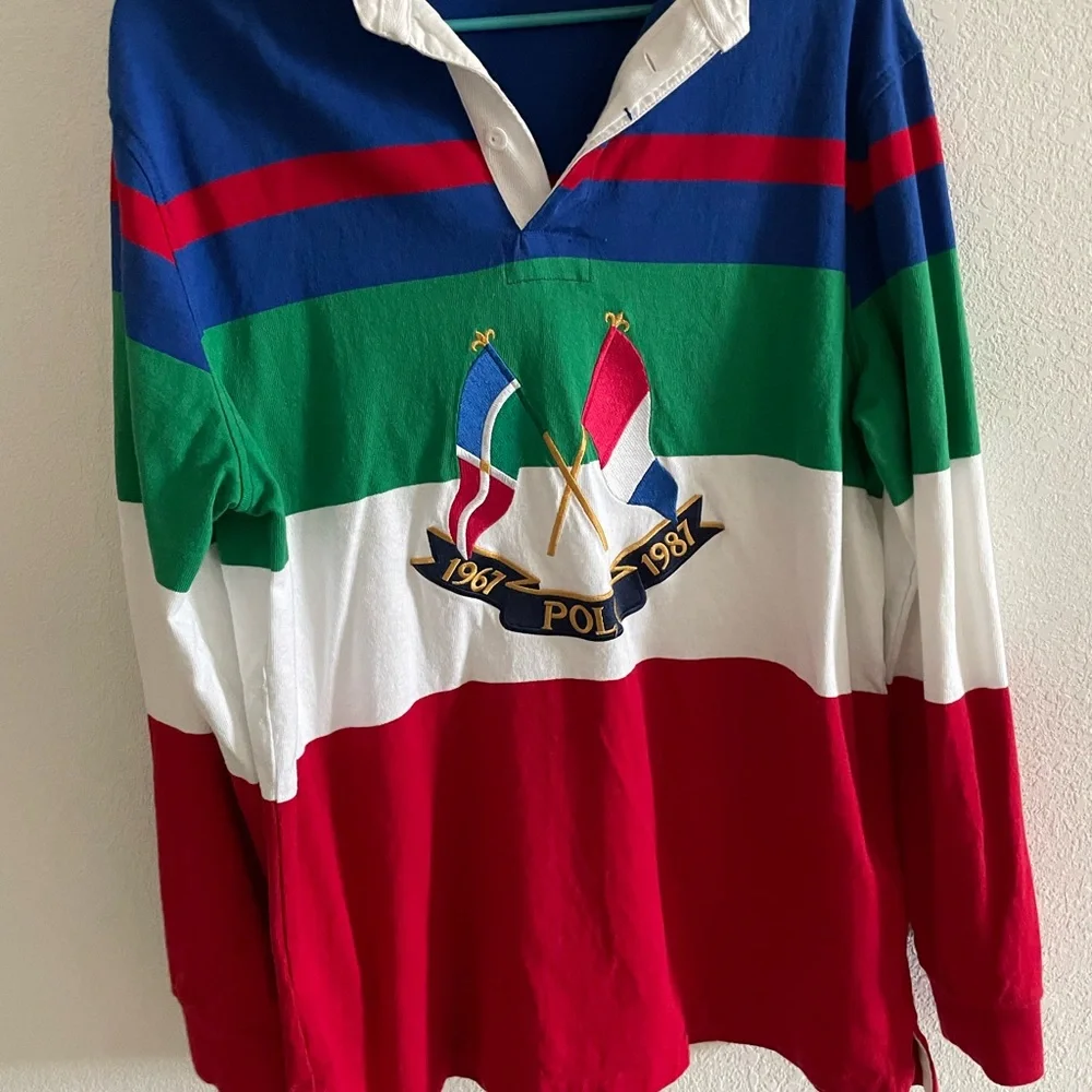 Polo by Ralph Lauren Multicolor Rugby Shirt - Picture 2 of 6
